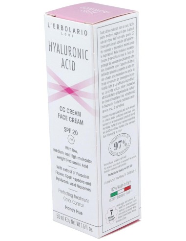 Acido Hialuronico Cc Crema Tono Miel 50Ml. de L´Erbolario