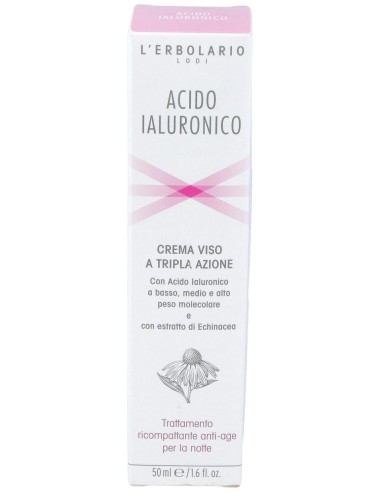 Acido Hialuronico Crema Facial Noche Antiedad 50Ml de L´Erbolario