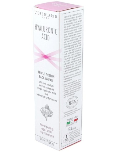 Acido Hialuronico Crema Facial Noche Antiedad 50Ml de L´Erbolario