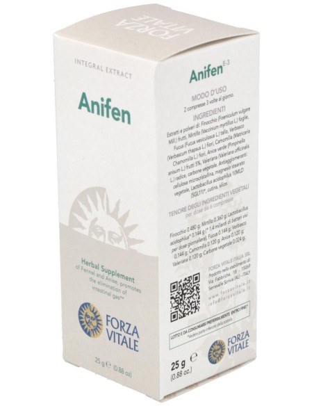 Anifen (Anice Composto) Gases 25Gr.Comprimidos de Forza Vitale
