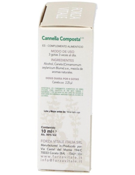 Canela Composta (Plata) Metal Espagirico 10Ml. de Forza Vitale
