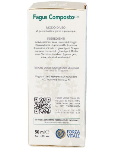 Fagus Composto Extracto 50Ml. de Forza Vitale
