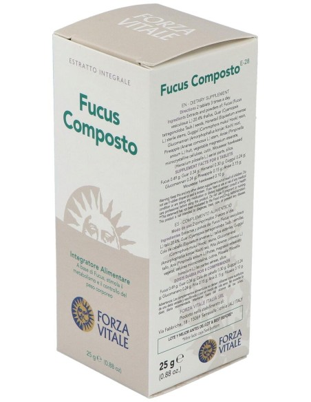 Fucus Composto Obesidad  25Gr.Comprimidos de Forza Vitale
