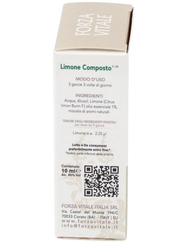 Limone Composto (Hierro) Metal Espagirico 10Ml. de Forza Vitale