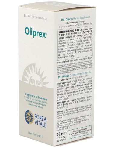 Oliprex (Olivo Composto) Extracto 50Ml. de Forza Vitale