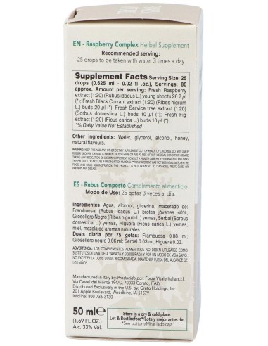 Rubus Composto Extracto 50Ml. de Forza Vitale