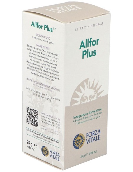 Allfor Plus 25Gr.Comprimidos de Forza Vitale