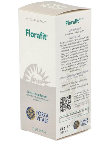 Florafit Probiotico  25Gr.Comprimidos de Forza Vitale