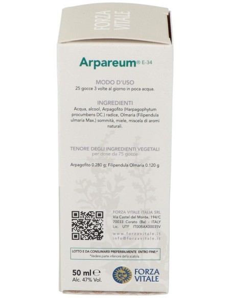 Arpareum Extracto 50Ml. de Forza Vitale