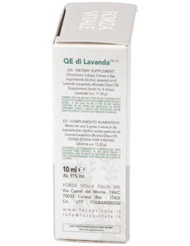 Quinta Esencia Lavanda (Espliego) 10Ml. de Forza Vitale
