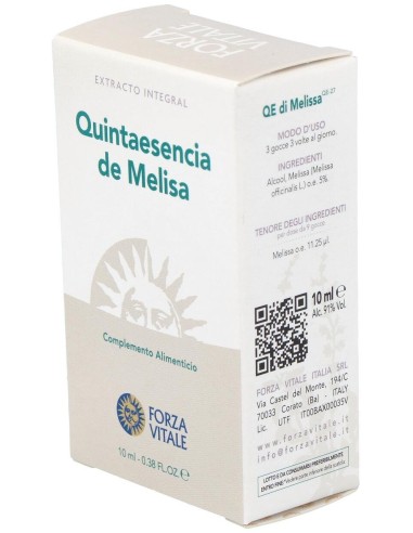 Quinta Esencia Melisa 10Ml. de Forza Vitale