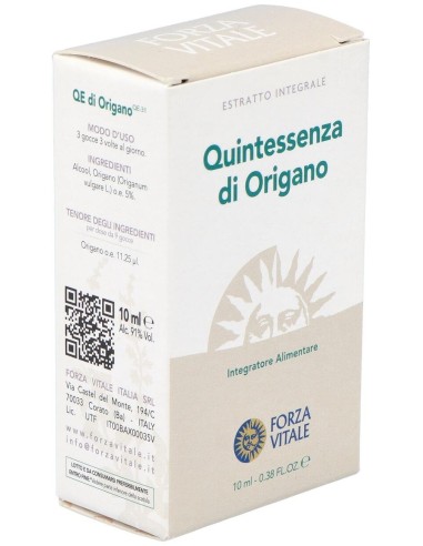 Quinta Esencia Oregano (Origano)10Ml. de Forza Vitale