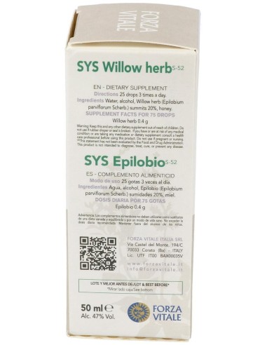 Sys.Epilobio 50Ml. de Forza Vitale