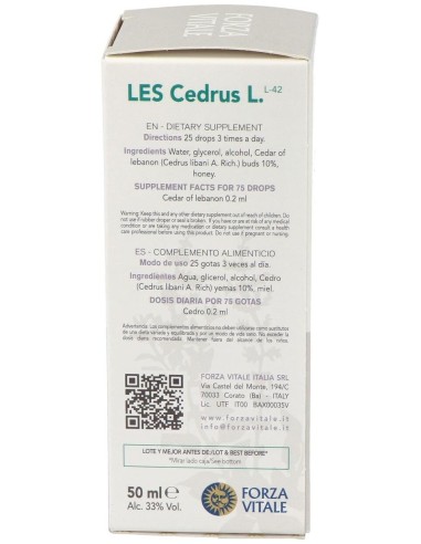 Les Cedrus Libani 50Ml. de Forza Vitale