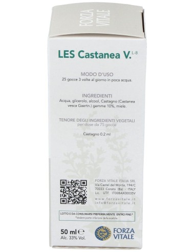 Les Castanea Vesca Castaño 50Ml. de Forza Vitale