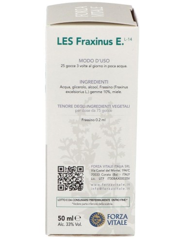 Les Fraxinus Excelsior Fresno 50Ml. de Forza Vitale