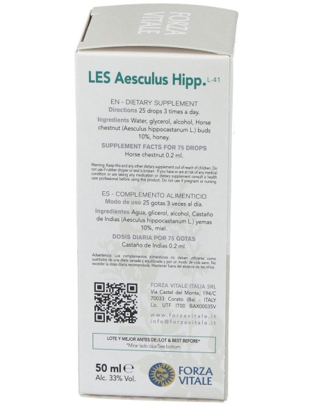 Les Aesculus Hippocastanum 50Ml. de Forza Vitale
