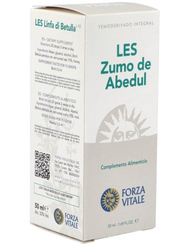 Les Linfa Di Betulla Linfa De Abedul 50Ml. de Forza Vitale