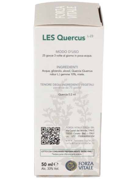 Les Quercus Pedunculata Encina 50Ml. de Forza Vitale