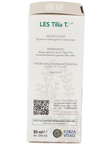 Les Tilia Tormentosa Tilo Plateado 50Ml. de Forza Vitale