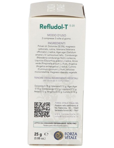 Refludol (Dolomite Composta) 25Gr.Comprimidos de Forza Vitale