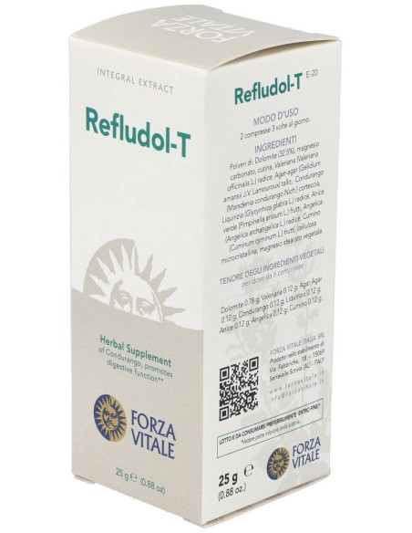 Refludol (Dolomite Composta) 25Gr.Comprimidos de Forza Vitale