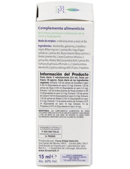 Psc Allergy Depurato Alergias Spray 15Ml. de Forza Vitale