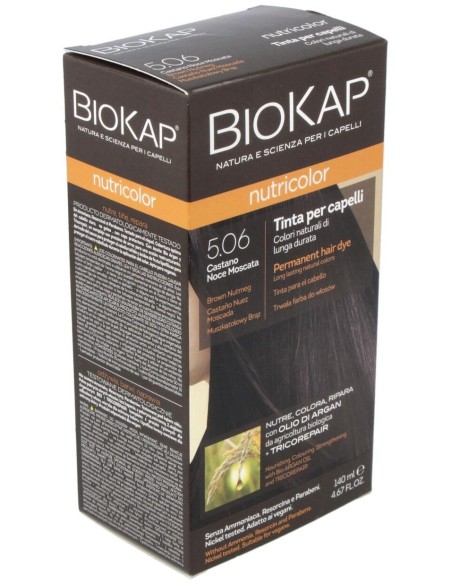 Tinte Coper Brown 140Ml Castaño Nuez Moscada ·5.06 de Biokap