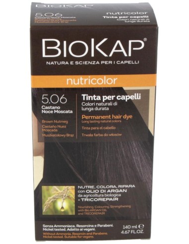 Tinte Coper Brown 140Ml Castaño Nuez Moscada ·5.06 de Biokap