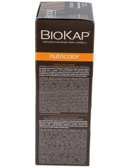 Nutricolor 7.0 Rubio Medio 140 ml      de Biokap