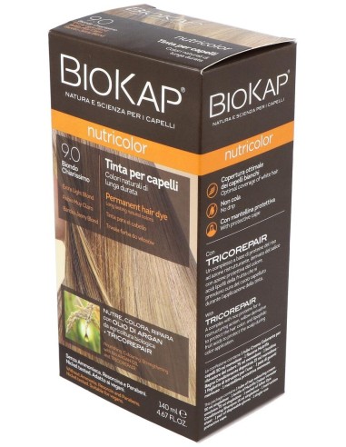 Tinte Extra Light Blond 140Ml Rubio Muy Claro ·9.0 de Biokap