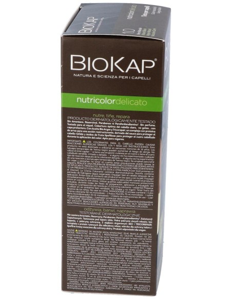 Tinte Natural Black 140Ml Negro 1.0 Delicato de Biokap