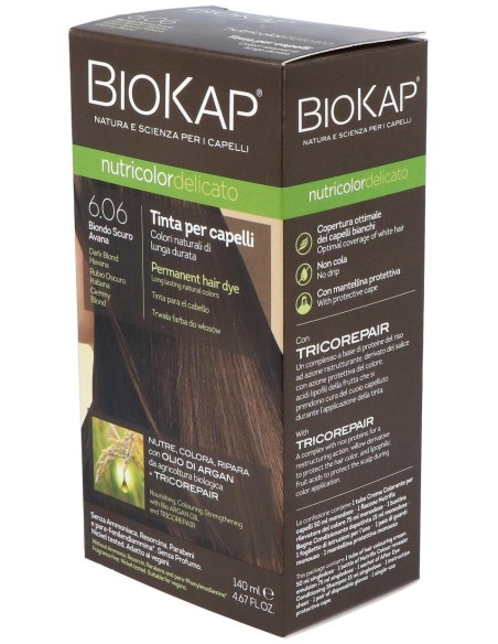 Tinte Rubio Oscuro Habana 140Ml 6.06 Delicato de Biokap