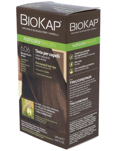 Tinte Rubio Oscuro Habana 140Ml 6.06 Delicato de Biokap