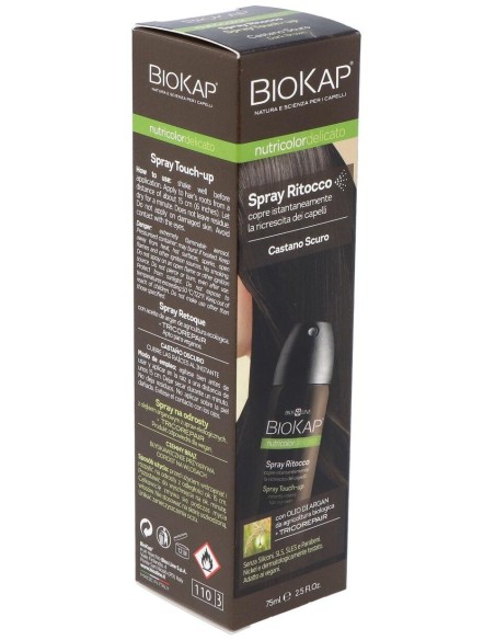 Spray Retoque Cascaño Oscuro 75Ml. de Biokap