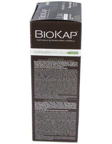 Biokap Rapid Castaño Miel Claro 5.34 Tubo 135Ml. de Biokap