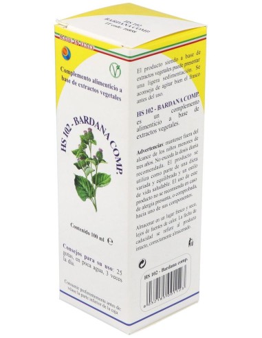 Hs 102 Bardana Comp. Gotas 100Ml S/Al de Herboplanet