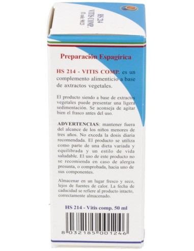Hs 214 Vitis Comp. Gotas 50Ml. de Herboplanet