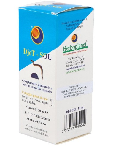 Djet-Sol Gotas 50Ml de Herboplanet