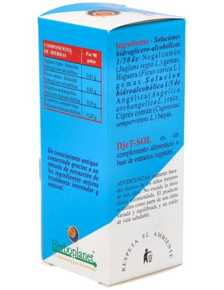 Djet-Sol Gotas 50Ml de Herboplanet