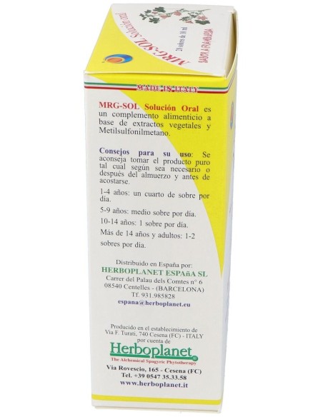 Mrg-Sol Solucion Oral 20Sbrs. de Herboplanet