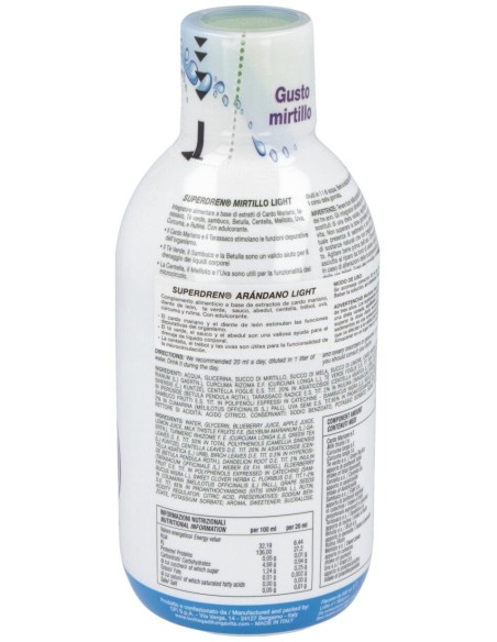 Super Dren Depura Arandanos 500Ml. de Bottega Di Lungavita