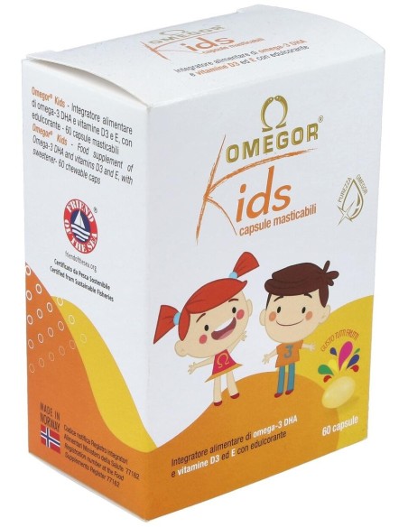 Omegor Kids Masticable 60Cap. de Uga Nutraceuticals