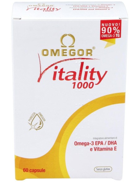 Omegor Vitality 1000 60Perlas de Uga Nutraceuticals