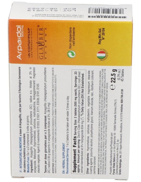 Arpagodol 45Comp. de Glauber Pharma