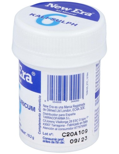 Sal Schussler Nº6 Kalium Sulfuricum 240Comp. de New Era