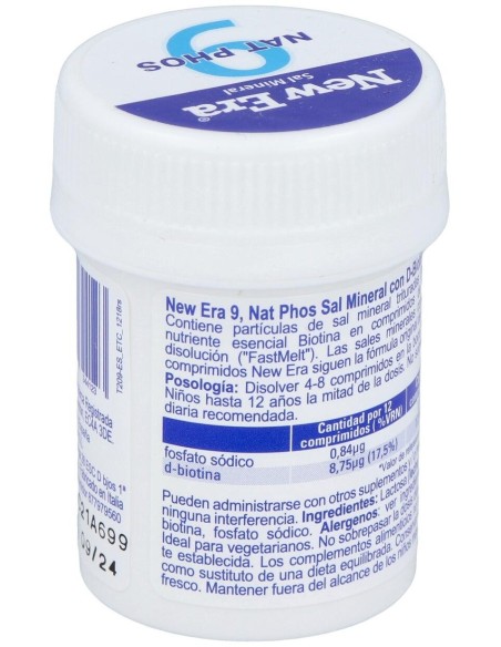 Sal Schussler Nº9 Natrium Phosphoricum 240Comp. de New Era