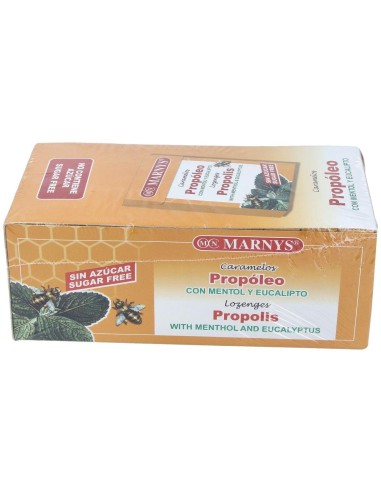 Caramelos Propoleo Sin Azucar Expositor 20Ud de Marnys