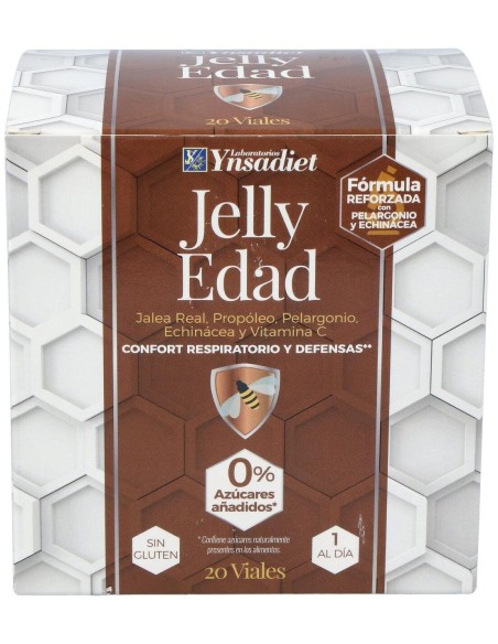 Jelly Edad 0% Azucar 20 Viales de Ynsadiet