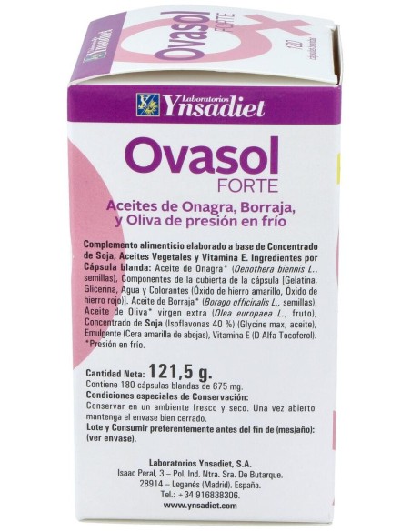 Ovasol Forte 180 Perlas de Ynsadiet
